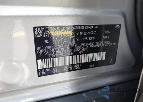 2024 Toyota Rav4 Xle z USA, uszkodzony, nr VIN 2T3W1RFV5RC284394